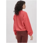 hessnatur Loungewear Fleece Sweatshirt Relaxed ACTIVE LIGHT aus Bio-Baumwolle - rot - Größe L