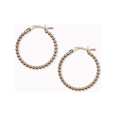 lille mus Creolen 'Kugeln' 925 Silber / vergoldet