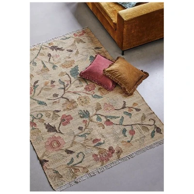 liv interior Jute Teppich FLORA
