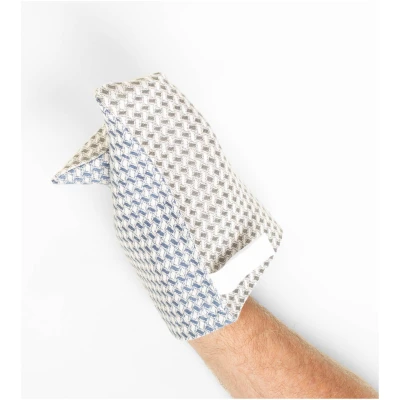 nachhaltiger Waschhandschuh aus Leinen