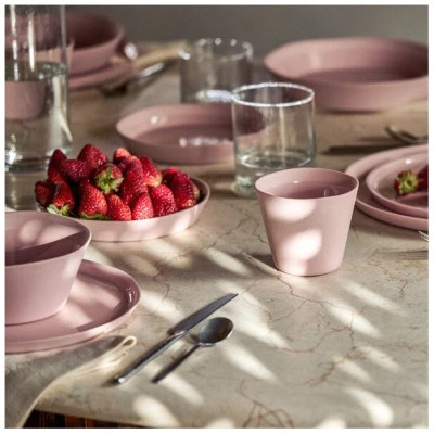 onomao Handgemachter Mezze Teller aus Porzellan 2er-Set | Kollektion PURA