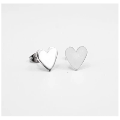 pakilia Ohrstecker "Corazón en chapa"