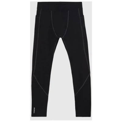 runamics Lange Lauftights Herren, schwarz, mit Tasche