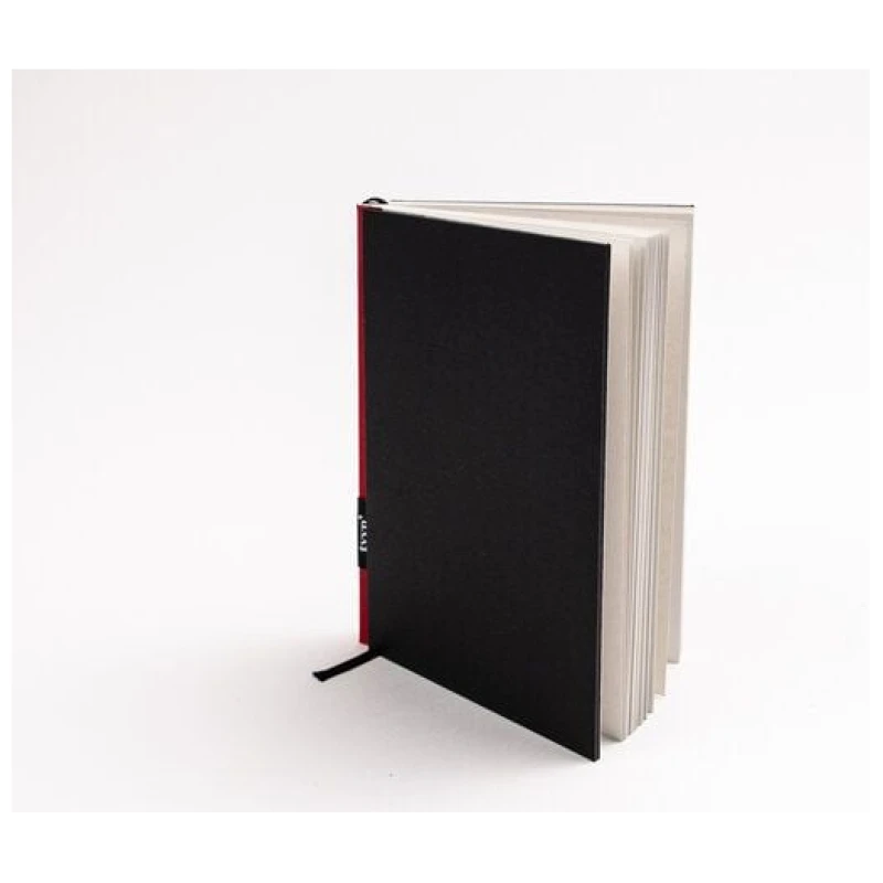 tyyp Nachhaltiges kleines Design-Notizbuch (Schwarz) aus 100 % Recyclingpapier "BerlinBook"