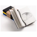 tyyp Nachhaltiges kleines Design-Notizbuch (Schwarz) aus 100 % Recyclingpapier "BerlinBook"