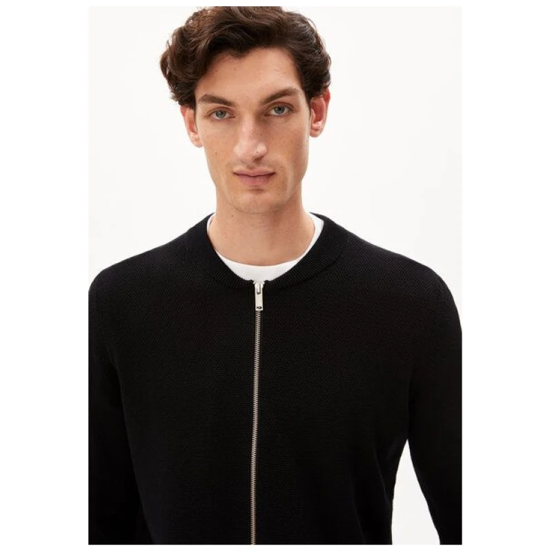 ARMEDANGELS AAGADI COMPACT - Herren Strick Cardigan Regular Fit aus Bio-Baumwolle