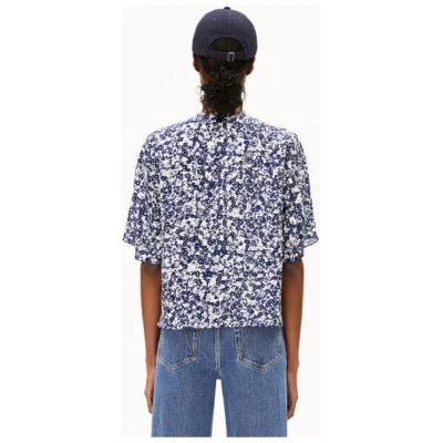 ARMEDANGELS ANDRIKAA MOSAIC LINO - Damen Bluse aus Leinen-Mix