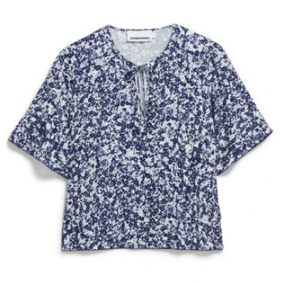ARMEDANGELS ANDRIKAA MOSAIC LINO - Damen Bluse aus Leinen-Mix