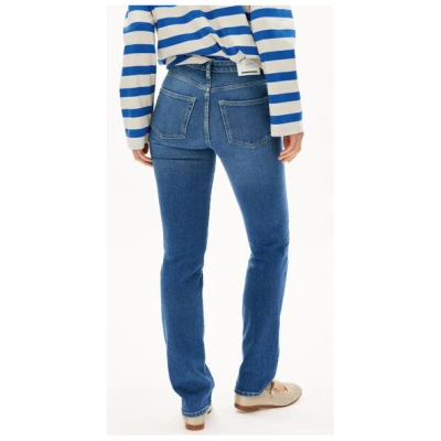 ARMEDANGELS CARENAA - Damen Jeans Straight Leg Mid Waist Bio-Baumwoll Mix Comfort-Stretch