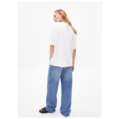 ARMEDANGELS GIANNAA - Damen Heavyweight T-Shirt aus recyceltem Baumwoll Mix