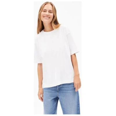 ARMEDANGELS GIANNAA - Damen Heavyweight T-Shirt aus recyceltem Baumwoll Mix
