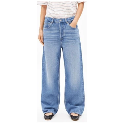 ARMEDANGELS HAAYI - Damen Baggy Jeans Hanf-Mix