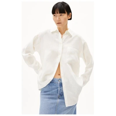 ARMEDANGELS MAALGAA PURE LINO - Damen Bluse aus Leinen