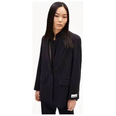 ARMEDANGELS MIKAALA PINSTRIPE - Damen Blazer Relaxed Fit aus LENZING ECOVERO Viskose Mix