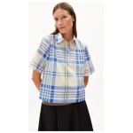 ARMEDANGELS NELINAA COLLEGE CHECK - Damen Bluse Relaxed Fit aus Bio-Baumwolle