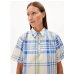 ARMEDANGELS NELINAA COLLEGE CHECK - Damen Bluse Relaxed Fit aus Bio-Baumwolle