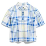 ARMEDANGELS NELINAA COLLEGE CHECK - Damen Bluse Relaxed Fit aus Bio-Baumwolle