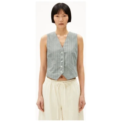ARMEDANGELS SINERIAA STRIPED - Damen Weste aus Bio-Baumwolle