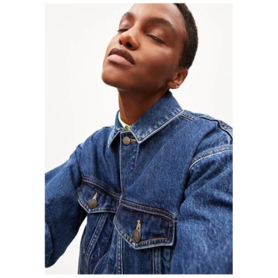 ARMEDANGELS VELITAA OVERSIZED - Damen Jeansjacke Oversized Fit aus Bio-Baumwoll Mix