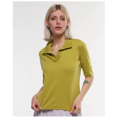 Alma & Lovis Feines Strick-Poloshirt aus reiner Bio-Baumwolle | Cotton Polo-Shirt