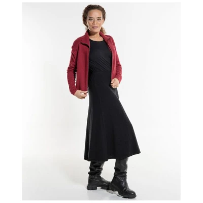 Alma & Lovis Maxi-Strickrock in A-Linie aus Bio-Baumwoll-/Woll-Mix | Cot-Wool Rock
