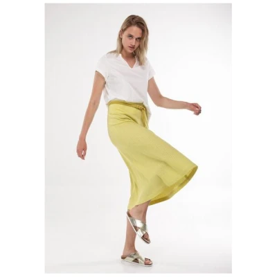 Alma & Lovis Maxirock aus feinem Rippen-Jersey | Rib Skirt
