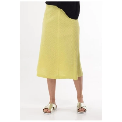 Alma & Lovis Maxirock aus feinem Rippen-Jersey | Rib Skirt