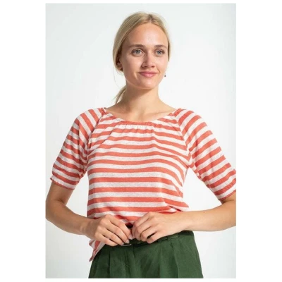 Alma & Lovis Ringel-Blusenshirt aus Leinen | Leinen Ringel Bluse