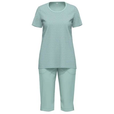 Ammann Damen Schlafanzug Pyjama Bio-Baumwolle