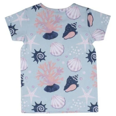 Baby T-Shirt Bio Baumwolle Blau Walkiddy - Nachhaltiges, allergikerfreundliches Design aus 95% Baumwolle, 5% Elasthan. Umweltfreundlich und GOTS-zertifiziert.