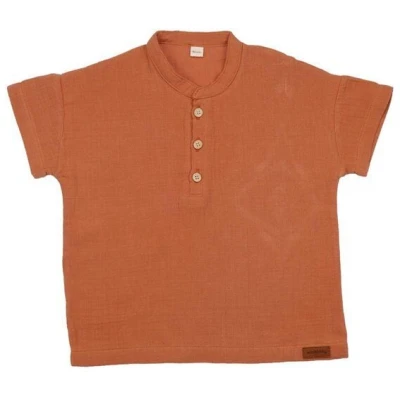 Baby T-Shirt Bio-Baumwolle Braun - Walkiddy - Nachhaltig & Umweltfreundlich