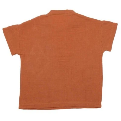 Baby T-Shirt Bio-Baumwolle Braun - Walkiddy - Nachhaltig & Umweltfreundlich