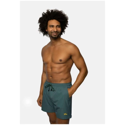 Badehose mit kleinem Motiv