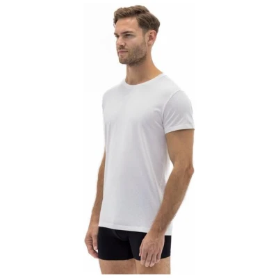Barrio 13 T-Shirt Herren Rundhals 3er Pack - Stretch Baumwolle Unterhemd mit Kurzarm Slim Fit