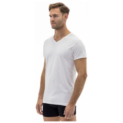 Barrio 13 T-Shirt Herren V-Ausschnitt 3er Pack - Stretch Baumwolle Unterhemd mit Kurzarm Slim Fit
