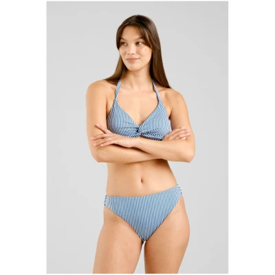 Bikini Bottom Sanda Thin Stripe Blau