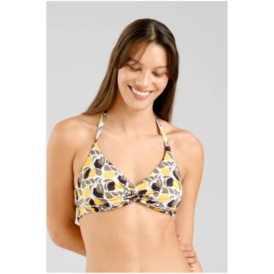 Bikini Top Gullholma Lemon Bricks Gelb