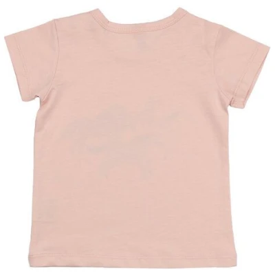 Bio-Baby T-Shirt Rosa Pferde - Walkiddy - Nachhaltige Bio-Baumwolle, bequem und umweltfreundlich. Perfekt für Kleinkinder, GOTS-zertifiziert, 95% Bio.