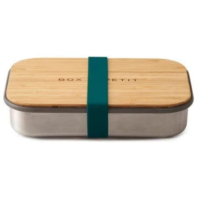 Black + Blum Lunchbox "Sandwich Box" aus Edelstahl mit Bambusdeckel