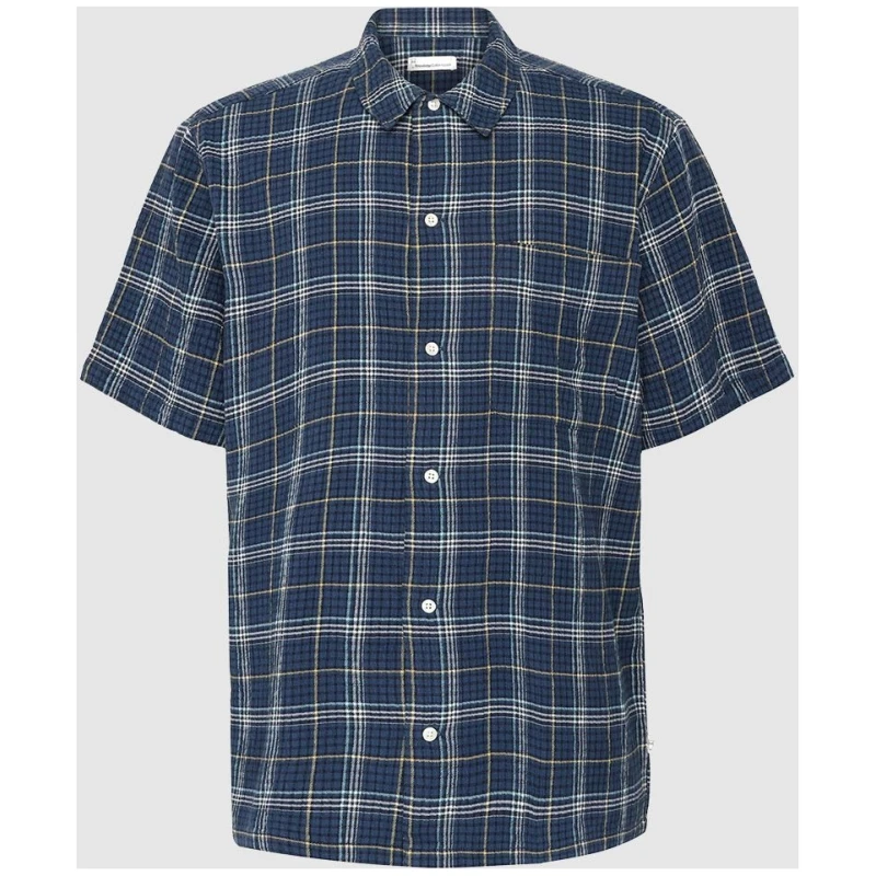 Box Fit Seersucker Short Sleeved Shirt