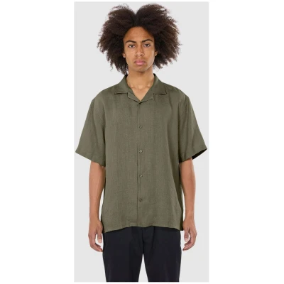 Box Short Sleeve Linen Shirt