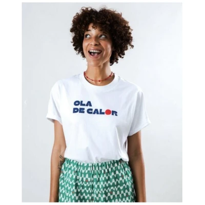 Brava Fabrics Ola de Calor Oversize Tee White