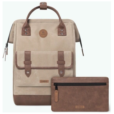 Cabaïa Rucksack Adventurer Medium aus veganem Leder - 25 Liter