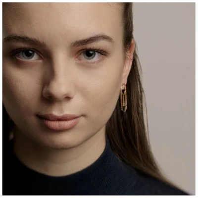 ChristinaPauls Slow jewellery Ohrstecker Tawa, klein in Gold und Silber