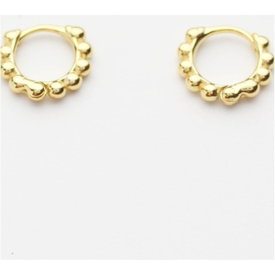 Creole Medium Pearls Gold