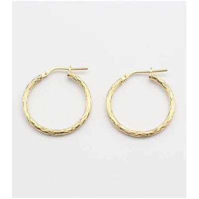 Creole Shiny Hoop Gold