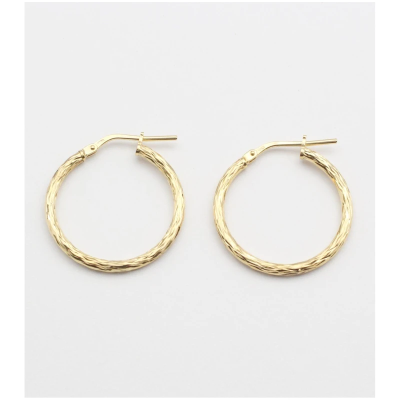 Creole Shiny Hoop Gold
