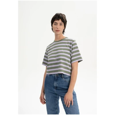 Cropped T-shirt Modell: Desna GOTS