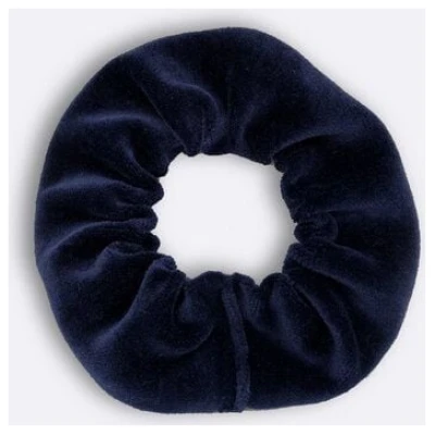 Daniela Salazar Velours-Scrunchie navy