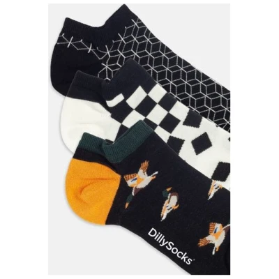 DillySocks AG Sneakersocken "Short Duck Geometrics"